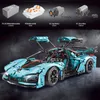 MOC EV F12有名なスポーツカービルディングブロックハイテクT5003 3558PCS T5011 3502PCS教育T5002 T5005アセンブリブリックキッズバースデーおもちゃクリスマスギフト