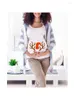 Women's T Shirts Santa Baby Christmas Snowman Fashion Pregnant Maternity Women Casual Pregnancy Tee TopsClothes For