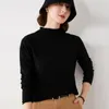 Camisolas femininas Cashmere Turtleneck Sweater Sweater Spring Base Spring Base A quente de malha de malha de malha Pull Pull femme hiver