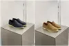 Nueva temporada Mocasines de lujo Zapatos Encantos Embellecidos Caminar Mocasines de gamuza Pareja Cuero genuino para hombre Deslizamiento casual en pisos para hombres Zapatos de vestir deportivos 39-46