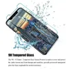 9H حامي الشاشة الزجاجية المقسّن 2.5D فيلم درع لـ iPhone 13 Pro Max 12 Mini 11 XS XR X 8 7 6 Plus SE