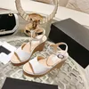 2023 Pure Color Fish Mouth High Heel Sandals Womens Designer Luxury 100% Leather Wedge-Heeled Platform Casual Sandal Spring Summer Ladys Sexiga bekväma hälskor