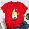 女性のTシャツgnome衣類女性アロハグラフィックティーハラジュク面白いノームビーチスタイルの美的服のためのヴィンテージトップxl