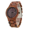 Wristwatches Fashion Japan Movement Quartz Watches Male Clcok Handmade Full Wood Watch Mens Dropship