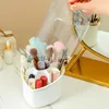 Boîtes de rangement boîte à pinceaux de maquillage, utile, peu encombrant avec couvercle Transparent, étui à cosmétiques à usage quotidien