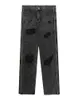 Jeans masculin jeans masculin Black polarit naoki pantalon nouveau mode noir noir pantalon de rue