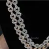 Collane con ciondolo Designer di gioielli Collana hip-hop personalizzata Diamante ghiacciato S925 Argento per sempre 8 Catena in oro Moissanite Design per uomo