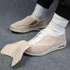 Gai Gai Gai Elbise Ayakkabı Erkekler Rahat Nefes Alabilir Yumuşak Ortopedi Diyabetik Diyabet Yürüyüş Spor ayakkabıları Büyük Boyut Ayarlama 230225