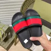 Designer Slippers Men Women Slides Flower Red Green Blue Tiger snake Sandals print Summer Beach fashion Slipper Wide Flat Sandal size 35-46