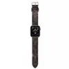 Oryginalny skórzany pasek zegarków dla Apple Watch Paski paski smartwatch Seria 1 2 3 4 5 6 7 S1 S2 S3 S4 S5 S6 S7 SE 38 mm 41mm 42mm 45mm 49 mm Designer Smart Watches Paski