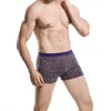 Underpants Printing Cotton Underwear Mens Boxer Homme Breathable Men Shorts Male Boxers Slip Knickers