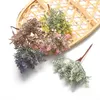 Dekorativa blommor 6st konstgjorda växter falska tallvaser juldekorationer för hem bröllop scrapbooking dekor diy krans tillbehör