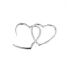 Orecchini a cerchio GPY Donna Hearts Of Love Orecchino Pendientes Kolczyki Orecchini Aretes Brincos Gioielli in argento sterling 925 fai da te