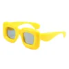 Sunglasses Retro Y2K Square Candy Color Women Sunglasses Shades UV400 Fashion Brand Designer Men Red Yellow Unique Sun Glasses G230225