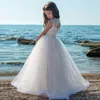 Girl Dresses Dress Wedding Lace Tulle Backless Flower Vintage Junior Bridesmaid Ball Gown First Communion