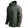 Herenjacks mannen buiten wandelen waterdichte windbreaker met capuchon 2023 herfst casual jas tactiek militair 5xlmen's