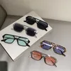 Okulary przeciwsłoneczne Kammpt Vintage okulary przeciwsłoneczne dla mężczyzn Kobiety moda Nowe w podwójnym mostku gradient męskie odcienie retro modne Uv400 Sun Sun szklanki G230225