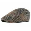 BERETS 2023 ACRYL HERFST VINTER MODE JOKER PLAID KRANTENVERKOPER CAPS PLATTE PET MANNEN EN VROUWEN SCHILDER BARET HOEDEN