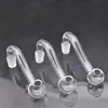 Tuyau de brûleur à mazout en verre épais de vente chaude 10mm 14mm 18mm mâle femelle adaptateur d'huile de barboteur pour barboteur Dab Rig Bong pièces de fumer le moins cher