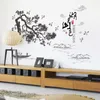 Muurstickers Chinese stijl dennen inkt landschap sticker huis woonkamer bank tv achterdrop kunststickers 3d retro muurschildering tiener decor