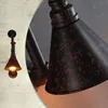 Lampy ścienne Retro Vintage Wod Water Rip Lampa Loft w stylu Industrial American Sconce kutego żelaza Oprawa oświetleniowa Rust Antique Lightsła