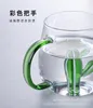 Wine Glasses Glass Mug Cartoon Animal Shape 380ML Cold Drink Cup Home Water Tea Milk Coffee Transparent Juice Single Layer Cups Couple Gift