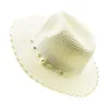 Breite Krempe Hüte Frühling Sommer Für Frauen Blume Perlen Krempe Jazz Panama Hut Chapeu Feminino Sonnenblende Strand Cappello