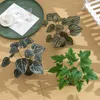 装飾的な花実用的な偽の植物の装飾フェードレスプラスチックシミュレーションラグジュアリーパターングリーン