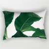 Pillow Tropical Plant Leaves Cover Double Sided Rectangle Pillowcase 30x50cm Flower Floral Polyester Sofa Decor