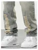 Men's Jeans High Street with Hole Y2kmen Jeans Ins Trend Brand Hip Hop Wide Leg Pants Straight Loose Casual Pants Street Men's Clothing MEN Z0225