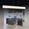 Pendellampor modern ljus lampa för matsal sovrum vardagsrum dekor belysning fixtur 1200 mm akryl luster desala de de