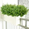 Flores decorativas verdes samambaias artificiais plantas para bonsai planta vaso decoração para casa mesa/jardim arranjo de hortaliças flor falsa