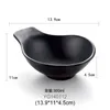 Bowls Black Bowl A5 Melamine Frost Porcelain Imitation Sugar Sauce Relish Rice Soup Mini Pot Noodle El Tableware Fast