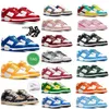 2024 Panda-Laufschuhe für Herren und Damen, UNC University Blue Triple Pink Grey Fog Coast Varsity Green Medium Curry Olive GAI Rose Whisper-Turnschuhe