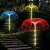 Lumières solaires pour la lampe de méduse de feux d'artifice de pelouse de patio imperméable de jardin extérieur