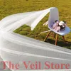 Bridal Veils 2023 Cathedral 3 M Long Weeding With Comb Ribbon Edge White Ivory Tulle Bride Veil Voiles Mariage Velos De Novia