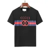 23SS Tee Marka Tasarım Tişört Yaz Sokağı Giyim Avrupa Moda Erkekler Yüksek Kaliteli Pamuk Tshirt Günlük Kısa Kol #620 M-3XL T-SH267S