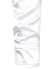 Men's Casual Shirts White Silk Satin Tuxedo Shirt Men Brand Long Sleeve Fitted Mens Dress Shirts Wedding Party Dance Male Casual Shirt Chemise 230225