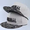 Alphabet Embroidery Multi-pattern baseball cap Outdoor sports Visor Hat Flat Brim hip hop hat