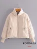 Jackets s mulheres Kondala Autumn Winter Mulheres engrossam roupas de rua de grandes dimensões Parkas Long Batwing Bolsões Moda 2023 Casacos 230225