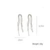 Charme FYUAN Mode Long Gland Cristal Boucles D'oreilles pour les Femmes Géométrique Plein Strass Boucles D'oreilles Déclaration Bijoux Cadeaux G230225