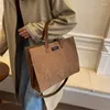 Avondtassen handtassen voor vrouwen corduroy tafelkantoor schouder dames totes crossbody tas vintage shopper winkelen