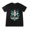 T-shirts pour hommes série télévisée mercredi Addams Poison T-shirts graphiques hommes femmes gothiques à manches courtes t-shirts chemise surdimensionnée Harajuku