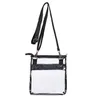 Cosmetic Bags Square Waterproof Transparent PVC Pouch Dry Shoulder Bag Womens Mens Clear Toiletry Travel