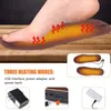 Ayakkabı Parçaları Aksesuarları USB Elektrikli Isıtmalı İç Şereflendirilebilir Isıtmalı Isıtmalı Isı Kış Isıtma Padi Kadın Erkekler Ekleme Ayak Isıtıcıları 230225