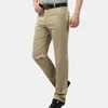 Męskie garnitury Blazery Sprężowe letnie garniturowe spodnie dla mężczyzn bawełniane luźne sukienka męska klasyczna prosta formalna firma cienkie swobodne spodnie rozmiar 29