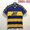 Parma Retro Shirt 1998 95 97 99 2000 01 02 03 Baggio Crespo Cannavaro Vintage Football Shirt Stoichkov Thuram Classic Shirt