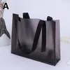 Emballage cadeau 1PC PVC Shopper sac à main Transparent givré en plastique vêtements réutilisable magasin sac à provisions cosmétique sacs de rangement