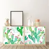 Wallpapers moderne waterdichte Noordse cactus zelfklevend behang voor kinderen kamer planten muur sticker meubels home decor