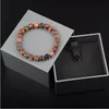 Fashion Labradorite Cylinder Hematite Beaded Bracelet Homme Stainless Steel Handmade Jewelry for Women Men Original Gift Pulsera